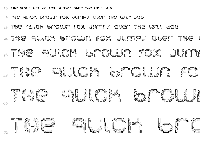 Soda font waterfall